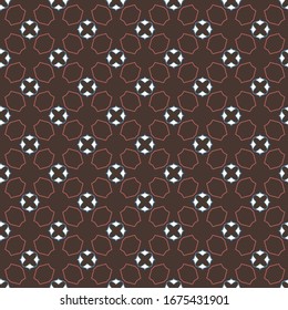 Seamless vector pattern. Background texture in geometric ornamental style.