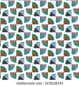 Seamless vector pattern. Background texture in geometric ornamental style.