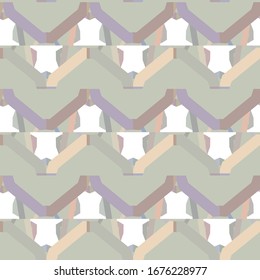 Seamless vector pattern. Background texture in geometric ornamental style.
