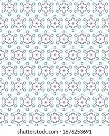 Seamless vector pattern. Background texture in geometric ornamental style.