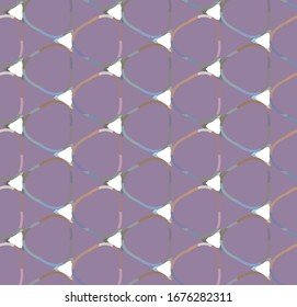 Seamless vector pattern. Background texture in geometric ornamental style.