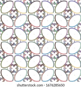 Seamless vector pattern. Background texture in geometric ornamental style.