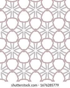 Seamless vector pattern. Background texture in geometric ornamental style.