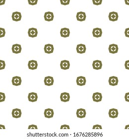 Seamless vector pattern. Background texture in geometric ornamental style.