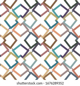 Seamless vector pattern. Background texture in geometric ornamental style.