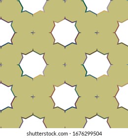 Seamless vector pattern. Background texture in geometric ornamental style.