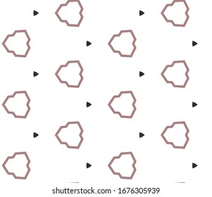 Seamless vector pattern. Background texture in geometric ornamental style.