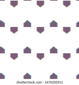 Seamless vector pattern. Background texture in geometric ornamental style.