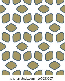 Seamless vector pattern. Background texture in geometric ornamental style.