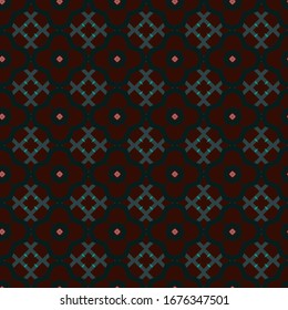 Seamless vector pattern. Background texture in geometric ornamental style.