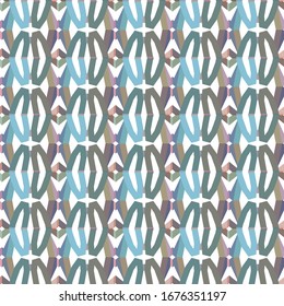 Seamless vector pattern. Background texture in geometric ornamental style.