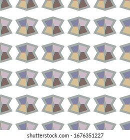 Seamless vector pattern. Background texture in geometric ornamental style.