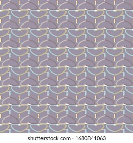 Seamless vector pattern. Background texture in geometric ornamental style.