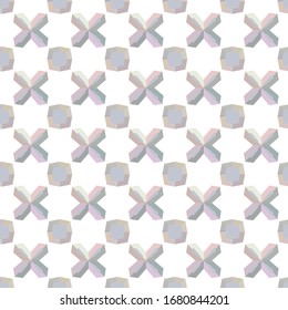 Seamless vector pattern. Background texture in geometric ornamental style.