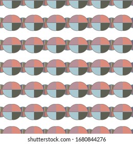 Seamless vector pattern. Background texture in geometric ornamental style.