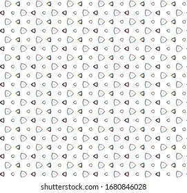 Seamless vector pattern. Background texture in geometric ornamental style.