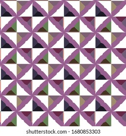 Seamless vector pattern. Background texture in geometric ornamental style.