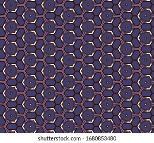 Seamless vector pattern. Background texture in geometric ornamental style.