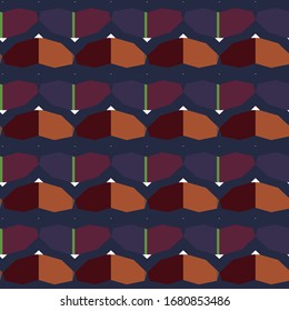 Seamless vector pattern. Background texture in geometric ornamental style.