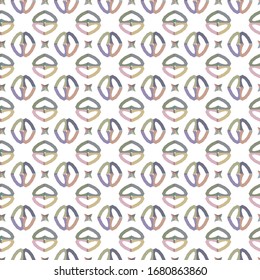  Motif harmonieux d'image vectorielle. Texture d'arrière-plan au style géométrique ornemental.