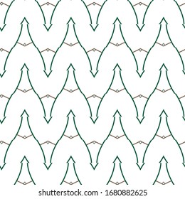 Seamless vector pattern. Background texture in geometric ornamental style.