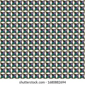 Seamless vector pattern. Background texture in geometric ornamental style.