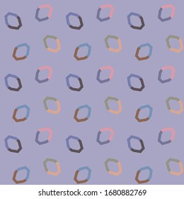 Seamless vector pattern. Background texture in geometric ornamental style.