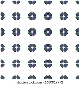 Seamless vector pattern. Background texture in geometric ornamental style.