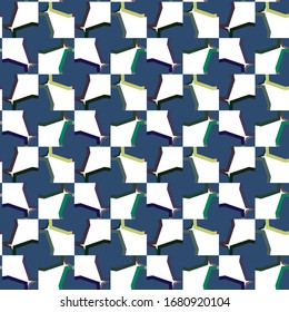 Seamless vector pattern. Background texture in geometric ornamental style.