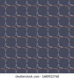 Seamless vector pattern. Background texture in geometric ornamental style.