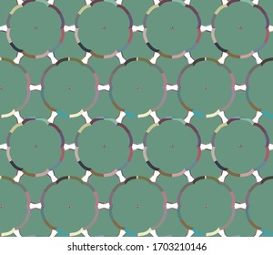 Seamless vector pattern. Background texture in geometric ornamental style.
