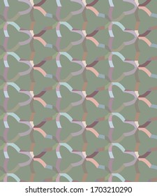 Seamless vector pattern. Background texture in geometric ornamental style.