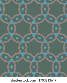 Seamless vector pattern. Background texture in geometric ornamental style.