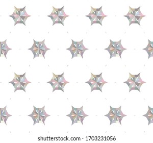 Seamless vector pattern. Background texture in geometric ornamental style.