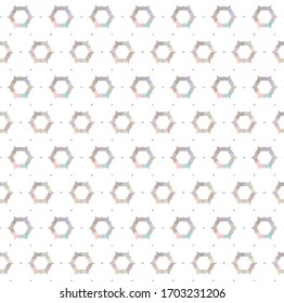 Seamless vector pattern. Background texture in geometric ornamental style.