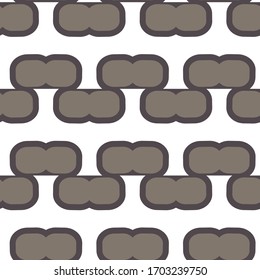 Seamless vector pattern. Background texture in geometric ornamental style.
