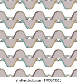 Seamless vector pattern. Background texture in geometric ornamental style.