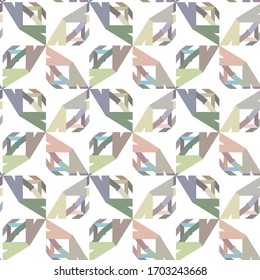 Seamless vector pattern. Background texture in geometric ornamental style.