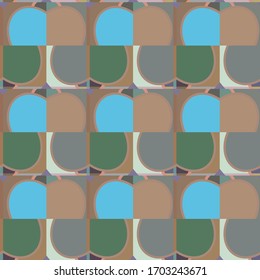 Seamless vector pattern. Background texture in geometric ornamental style.