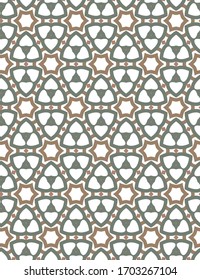 Seamless vector pattern. Background texture in geometric ornamental style.