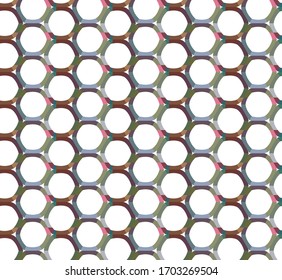 Seamless vector pattern. Background texture in geometric ornamental style.