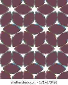 Seamless vector pattern. Background texture in geometric ornamental style.