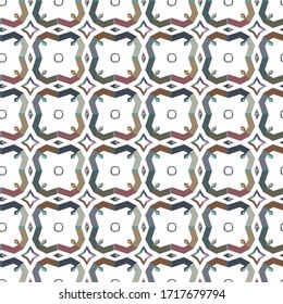 Seamless vector pattern. Background texture in geometric ornamental style.