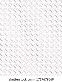 Seamless vector pattern. Background texture in geometric ornamental style.