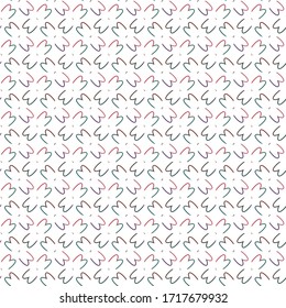 Seamless vector pattern. Background texture in geometric ornamental style.