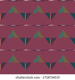 Seamless vector pattern. Background texture in geometric ornamental style.