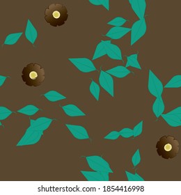Seamless vector pattern. Background texture in geometric ornamental style.