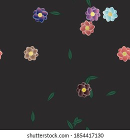 Seamless vector pattern. Background texture in geometric ornamental style.