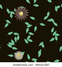 Seamless vector pattern. Background texture in geometric ornamental style.