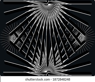 Seamless vector pattern. Background texture in geometric style.